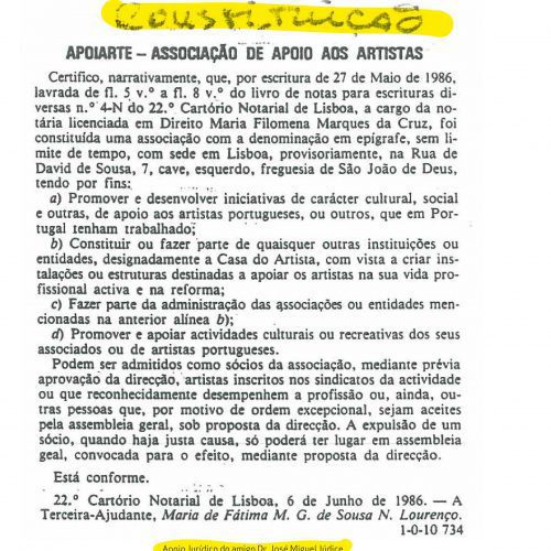 constituicao apoiarte 1986